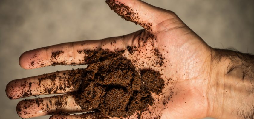 recycle coffee grounds