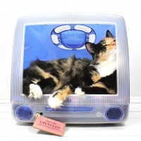 iMac Upcycled cat bed DIY