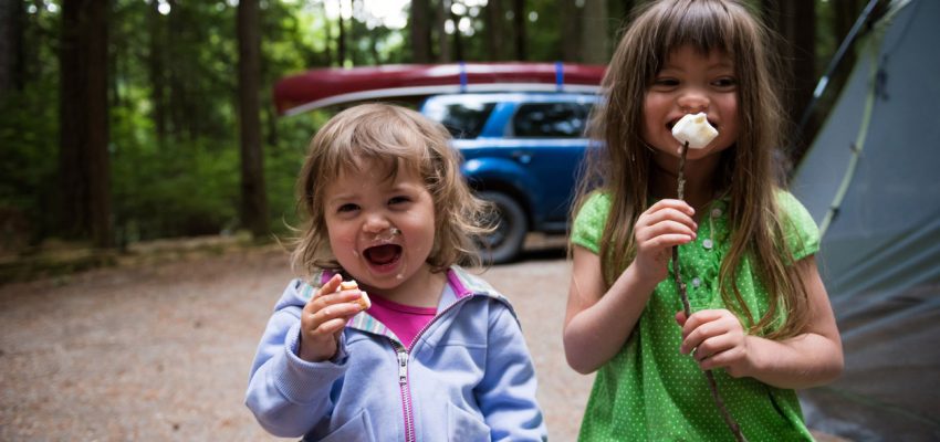 hiking with children